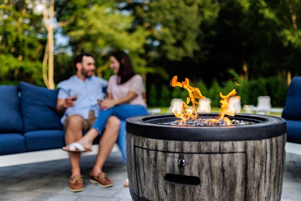 Outdoor Fire Pit - Fire glass Fire Pit - Firepit maintenance - Wine Barrel Fire Pit | Global Outdoors Inc