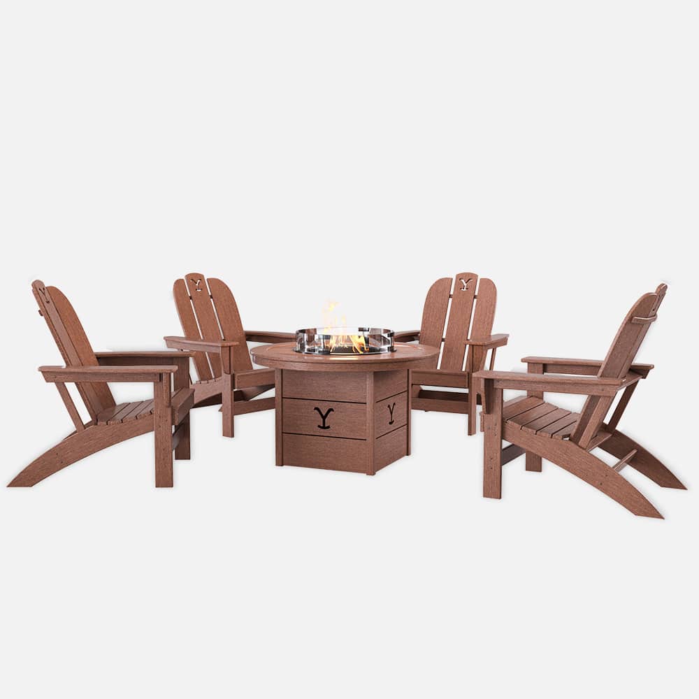 Yellowstone Fire Table and Chair Set